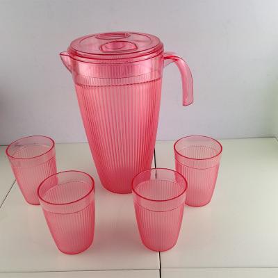 China Viable Hot Selling Plastic Thickened Water Jug Household Large Capacity Juice Cold Water Pot Water Jug for sale