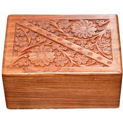 China China Wholesale Custom Solid Wood Urn Place Pet Cremation Pet Funeral Urn for sale