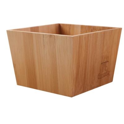 China Universal Top Open Wooden Fruit Storage Household Storage Box China Square Wooden Boxes for sale