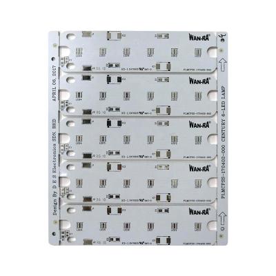 China LED OEM PCB Boards Manufacturing Aluminum Single Side 94v0 LED PCB For Illumination Lighting for sale