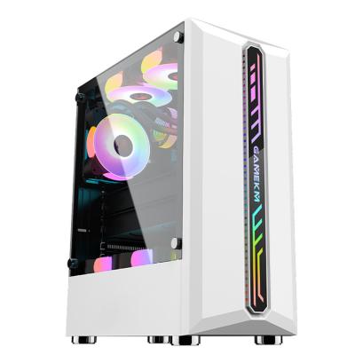 China Colorful RGB LIGHT AMD Computer Components Gabinetes Desktop Gaming PC Case for sale