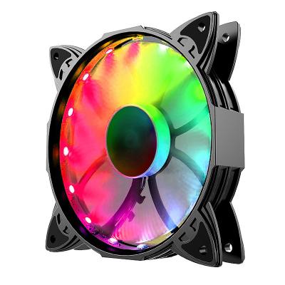 China Cooler Computer Case Computer Fan With 12 Cm Quiet And Cheap Colorful PC Fans for sale