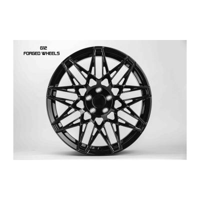 China ET 35 PCD 5*112 CB 66.45 Top Quality Classic Aluminum Forged Alloy Wheels 20*8.5 Gloss Black Forged Wheels for sale