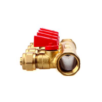 China MULTILAYER Water Pipe System PEX AL PIPE FITTING 4 WAY TUBING for sale