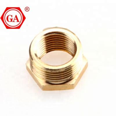 China Plumbing Area GA High Quality Copper Material Brass Reducing Bush Fittings for sale