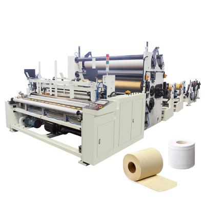 China Hot Selling Factory Products Toilet Paper Tissue Paper Manufacturing Equipment Paper Roll Making Machine for sale