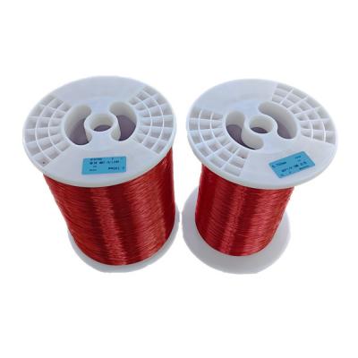 China UEWF U0 geëmailleerde ronde koperdraad 0,50 mm-1,00 mm Hoogwarm polyurethaan Hoog snelheidsspiraalverwerking Te koop