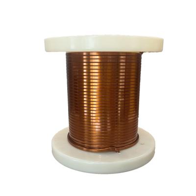 China 0.8mm - 3mm Thickness Rectangular Enameled Copper Wire Polyimide Corona Resistant for sale