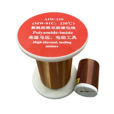 China Red Enamel Magnet Wire Thermal Grade 180 Diameter 0.071mm - 0.71mm à venda