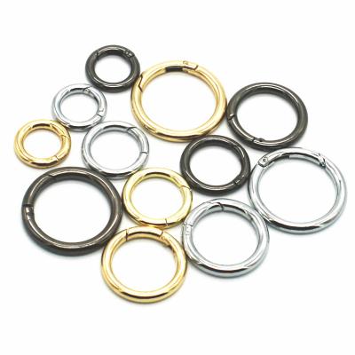 China 500PCS 20mm-50mmBag buckle opening non-erasing buckles nickel-free metal hardware package rings female bag hook accessories for sale