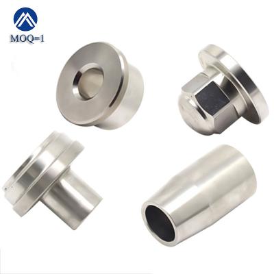 China Automatic Machining Service 7075 CNC Parts Stainless Steel CNC Lathe Aluminum Cheap Machining Turning For Bushing for sale