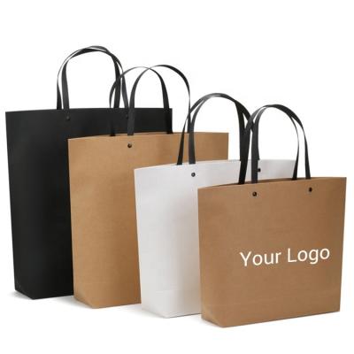 China Recycled Materials Wholesale Logo Print Paper Bag Boat Shape Shopping Bag Party Gift Retail Custom Craft Goods With Handles for sale