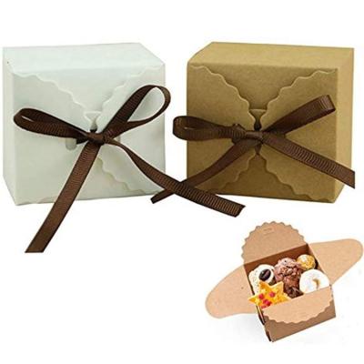 China Handmade Custom Themed Travel Themed Party Wedding Bridal Shower Wrapping Square Fold Ribbon Wrapping Paper Gift Box for sale