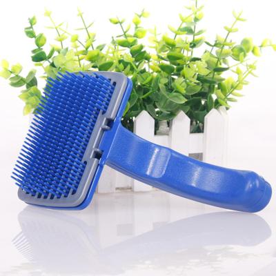 China Small Animals Wholesales Update Version Pet Grooming Tools Massage Comb Cat Self Groomer Scratching Pet Supplies for sale