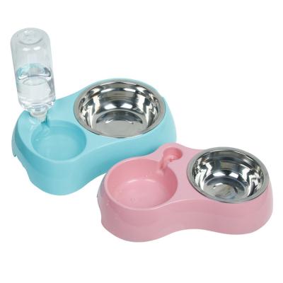 China High Quality Stored Luxury Dog Cat Food Water Easy Cleaning Pet Feeder Pet Water Bowl for sale