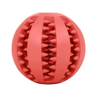 China Viable Fashion Hot Sale Dog Food Ball Cat Dog Pet Chew Tooth Pet Dispensing Cleaning Toy for sale