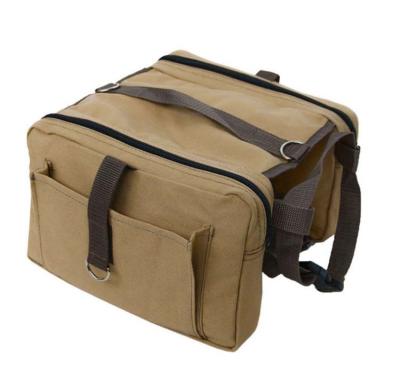 China Breathable Stylish High Quality Outdoor Self Backpacking Canvas Pet Back Bag for sale