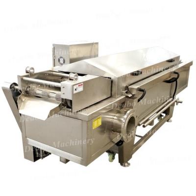 China food & Beverage Factory Industrial Gas Continuous Belt Donut Frying Machine Deep Fryer For Food Factory for sale