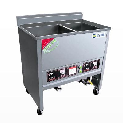 China Factory DBD2/4 Double Electric Kfc Fried Chicken and Chips Deep Fryer For Restaurant Tanks for sale