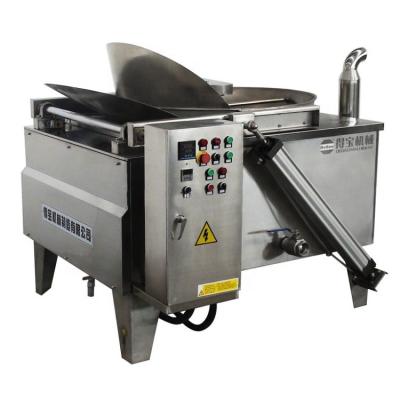 China Semi Automatic Electric Deep Fryer Fried Peas Frying Machine Lines in Batches from DBB Factory for sale