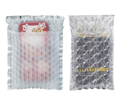 China Amecopak Shockproof Customizable Logo Inflatable Bubble Wrap Filled Bag Roll Bubble Mail for sale