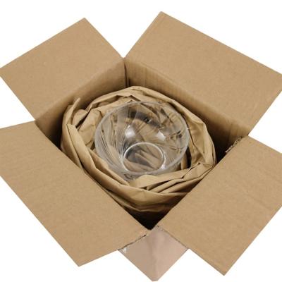 China Hot Selling Biodegradable Kraft Paper Roll Air Cushion Brown Biodegradable Paper for sale