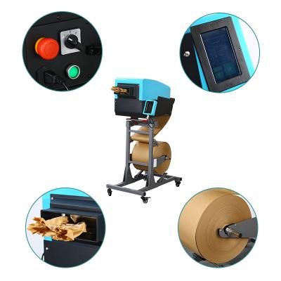 China Biodegradable Hotels Kraft Paper Pad Packing Machine Vacuum Filling Machine for sale