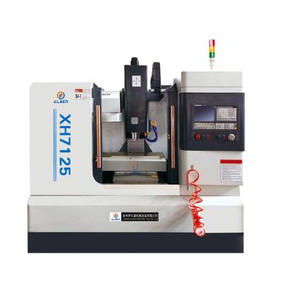 China Machinery Repairs Workshop XH7125 High Precision Small CNC Vertical Machining Center For Metal for sale