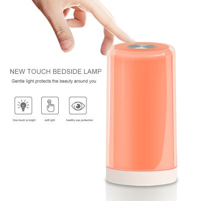 China Touch control night light RGB color is adjustable to help sleep atmosphere led night light table stand lamp for sale