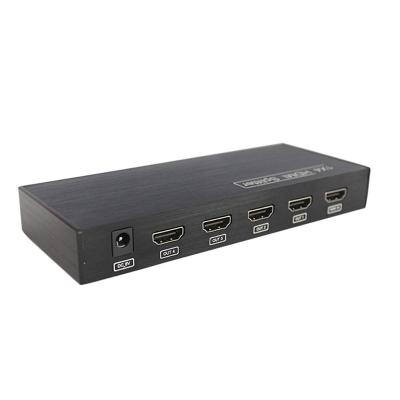 China Industrial 4K HDMI Splitter 1X4 HDMI Distributor 1 In Amplifier 4 Repeater Port Hub 3D 1080P 4K2K@30Hz For 4 TV for sale