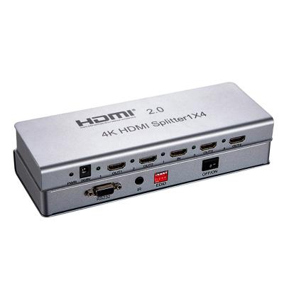 China 4K HDMI Video Splitter 1x4 3840X2160@60Hz Distributor 1 in 4 out of HDMI 2.0, HDCP2.2, 4K, IR Extender, EDID Management, RS232 BC104K for sale