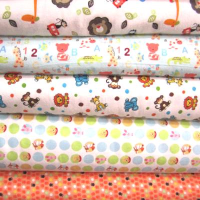 China Ready Goods Cotton Fabric Tear-resistant Baby Bedding Sets/Soft Blanket 100%Cotton Flannel Fabric/Home Textile for sale