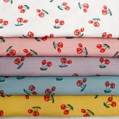 China 45S Double Gauze Cotton Fabric Breathable High Quality 100% Organic Cotton Printed Fabric For Baby Wrap Blanket Muslin for sale