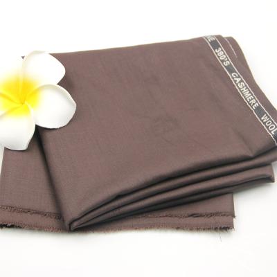 China Wrinkle Resistant Ready Goods TR Tailoring Fabric With English Selvage Polyester Rayon Fabric Men's Tailoring Plain Fabric for sale