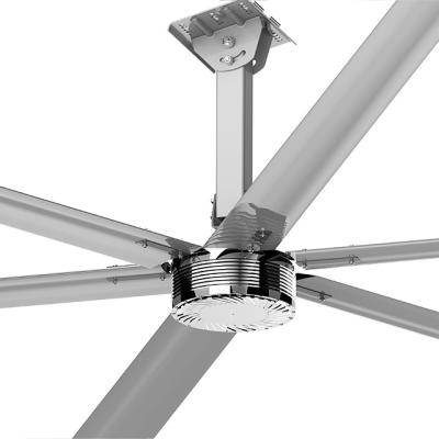 China Hotels PMSM Motor 5m / 6.1m / 7.3m Large HVLS Wide Blade Ceiling Fan Commercial for sale