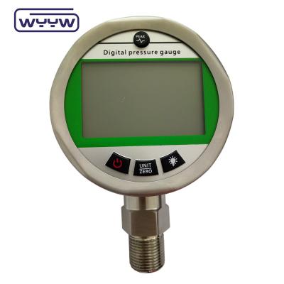 China Bottom Mount Digital Air Pressure Gauge 80mm Vacuum Medical Manometer for sale