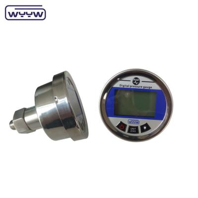 China 63mm Back Mount Manometer Digital Manometer For Gas Pressure for sale