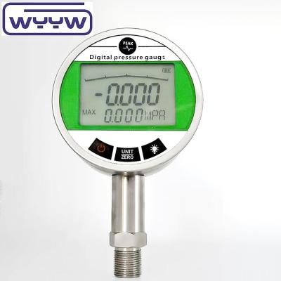 中国 100mm lcd display digital vacuum and pressure gauge 販売のため