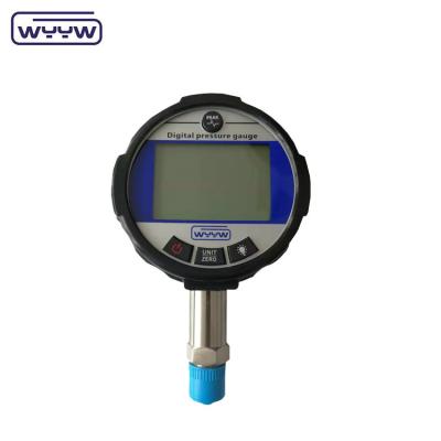 China 100 mm Präzisionsdruckmessgerät Digital Manometer mit Gummi-Schutzdeckel zu verkaufen