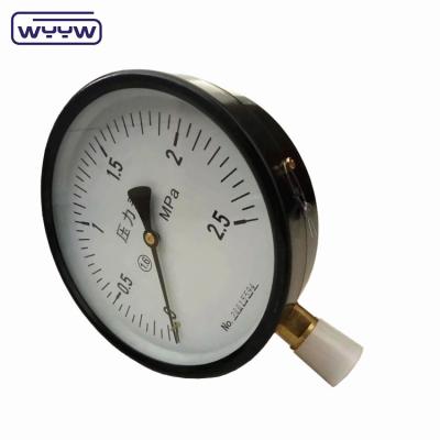 China general air hydraulic 150mm manometer M20X1.5 0-16bar 160mm pressure gauge for sale