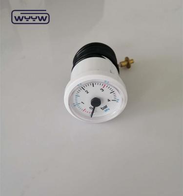 China Plastic Capillary Pressure Gauge 4 Bar Wall Hung Steam Boiler Pressure Gauge for sale