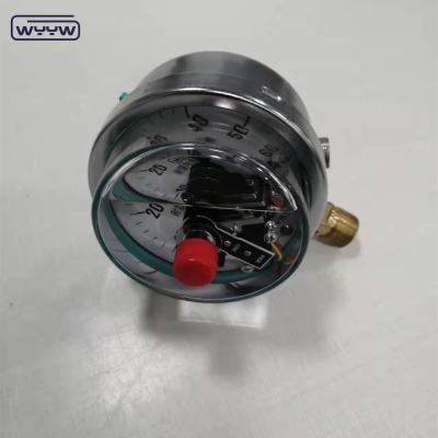 中国 60MPa シリコンで満たされた 380V 電気接触圧力計 衝撃耐性 販売のため