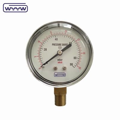 China 63mm kpa 90mbar low pressure meter zu verkaufen