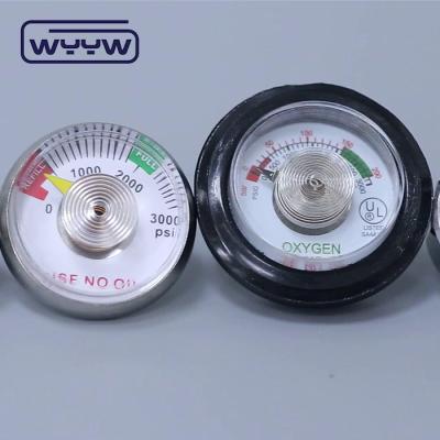 China Rückenmontage 23 mm Druckmessgerät Manometer für Feuerlöscher Zubehör zu verkaufen