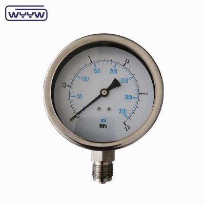 China OEM ODM Liquid Filled Pressure Gauge 4