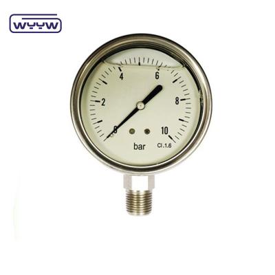 Κίνα 60mm SS304 Βιομηχανικό υγρό γεμάτο U Tube Manometer προς πώληση