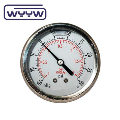 China Zusammengesetztes Druckmessgerät Vakuum und Positivdruck Manometer 63 mm 100 mm zu verkaufen