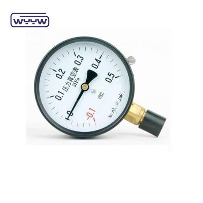 China Back Mount Economy Vacuum Pressure Gauge For Acetylene Gas for sale