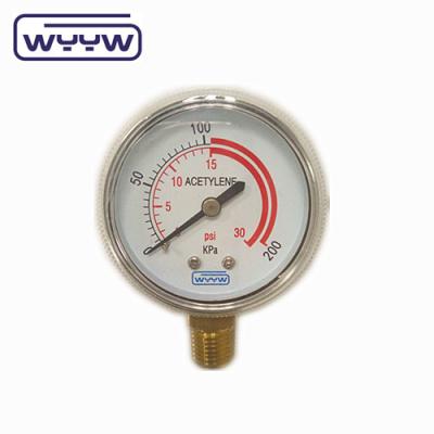 중국 산업용 산소 CO2 암모니아를 위한 NPT 커넥터 압력 검사 기기 판매용