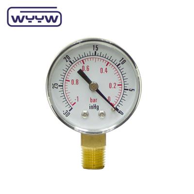 China Industrial Grade Vacuum Pressure Testing Meter With Stainless Steel Material for sale